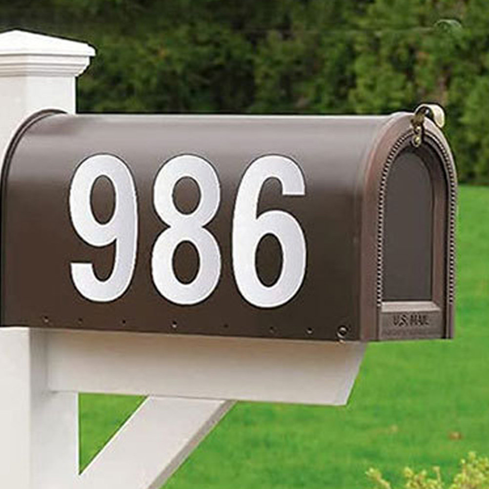 Address Home Office - 10Sets Reflective Number Stickers Waterproof Self