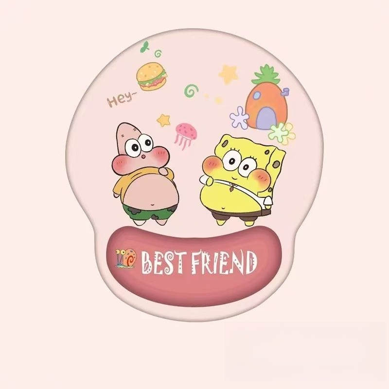 Wrist Rest Pad - Cute SpongeBob SquarePants Patrick Star Cartoon