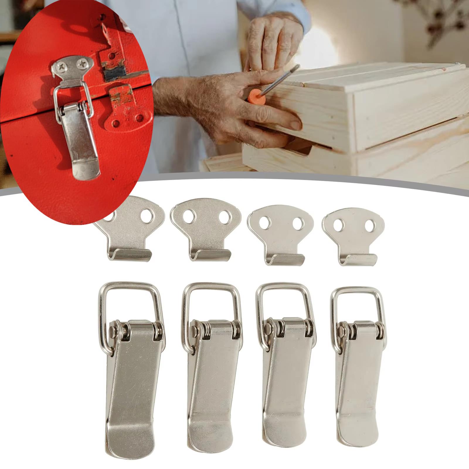 Rolling File Cart - 6/12PCS Door Latches Cold Rolled Steel