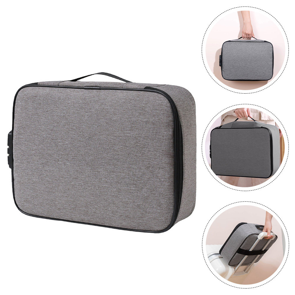 Home Office Passport - Portable Document Lock Box with Combination