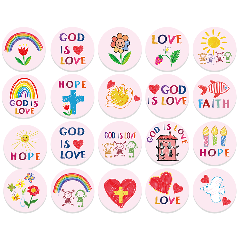 Home Office Quotes - 200 Pcs Christian Religious Stickers for