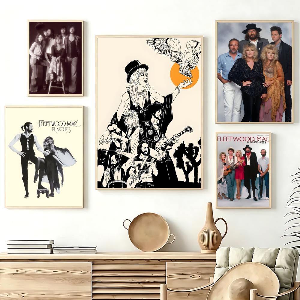 Home Office For Mac - Vintage F-Fleetwood MacS Poster Stylish Art