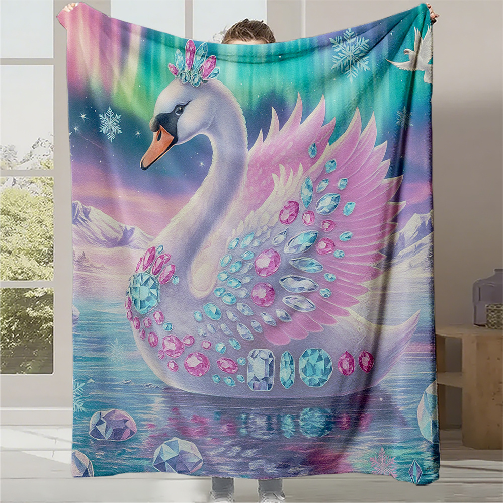 1pc Luxurious Flannel Blanket  - مراجعة Home Office For Mac وسعره