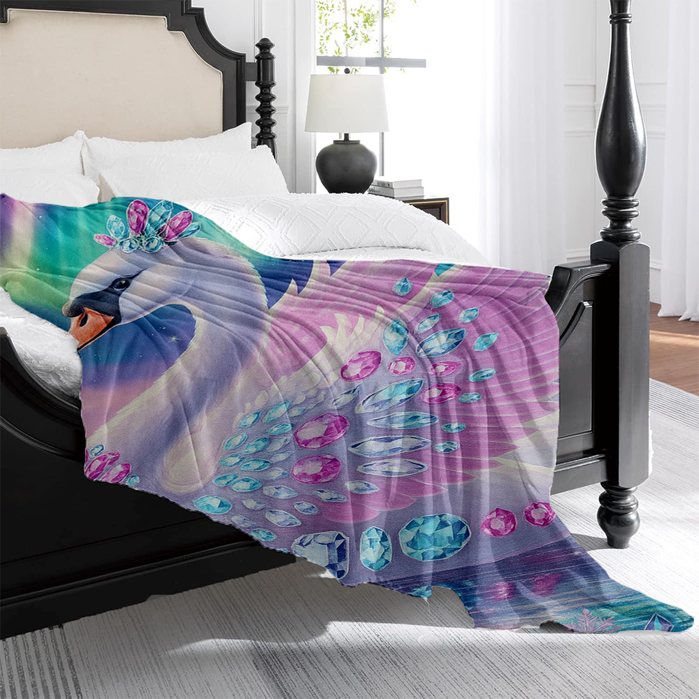 1pc Luxurious Flannel Blanket  - مراجعة Home Office For Mac وسعره