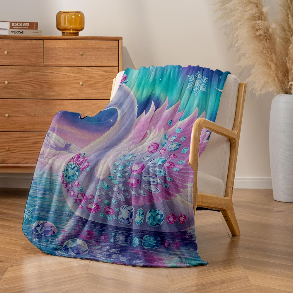 1pc Luxurious Flannel Blanket  - مراجعة Home Office For Mac وسعره