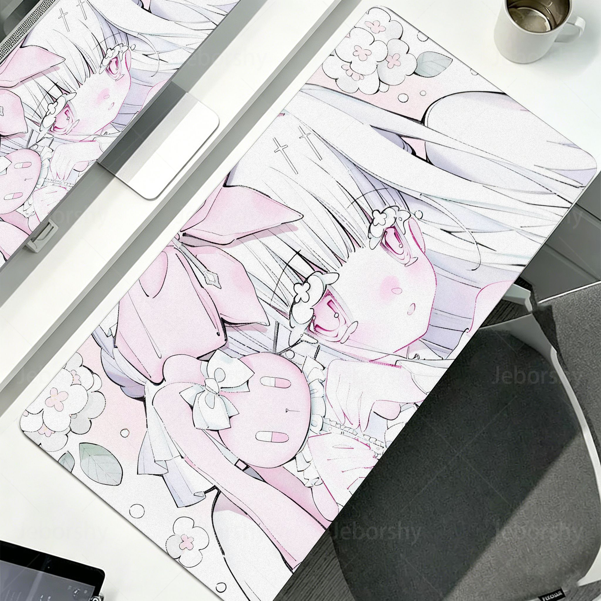 Anime Cute Angel Girls Mouse P - مراجعة Mousepad Xl Extended وسعره