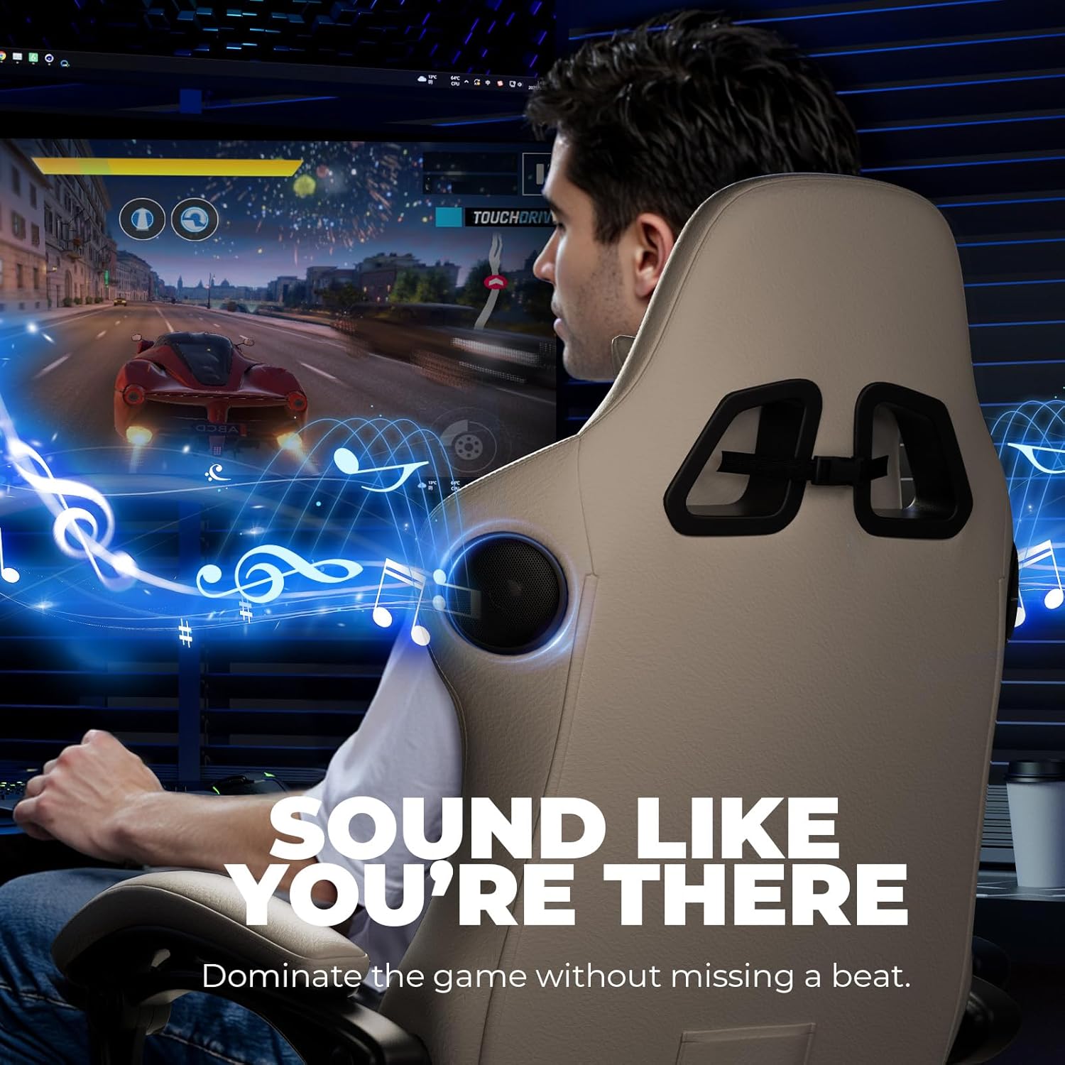 Ergonomic Gaming Chair with Sp - مراجعة Home Office Image وسعره