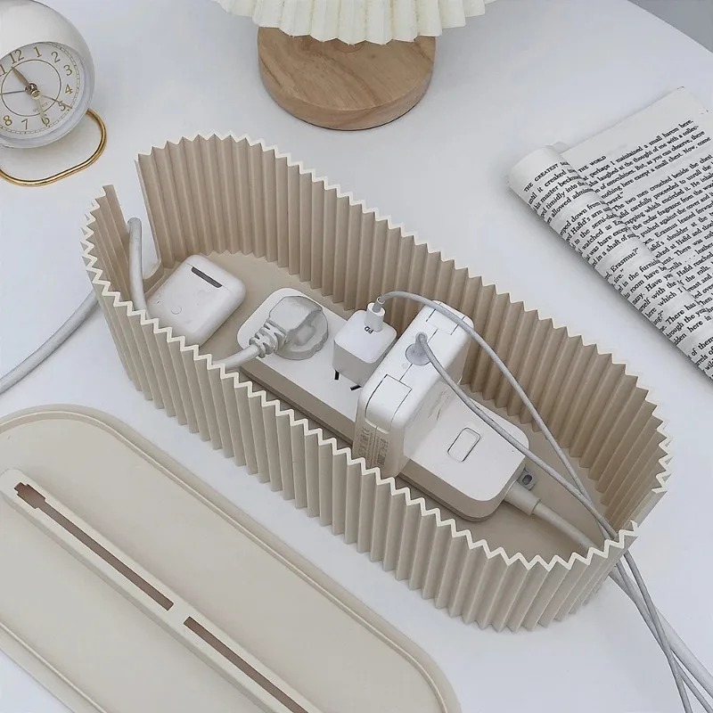 Desktop Organizer Wire Managem - مراجعة Cable Management Box وسعره