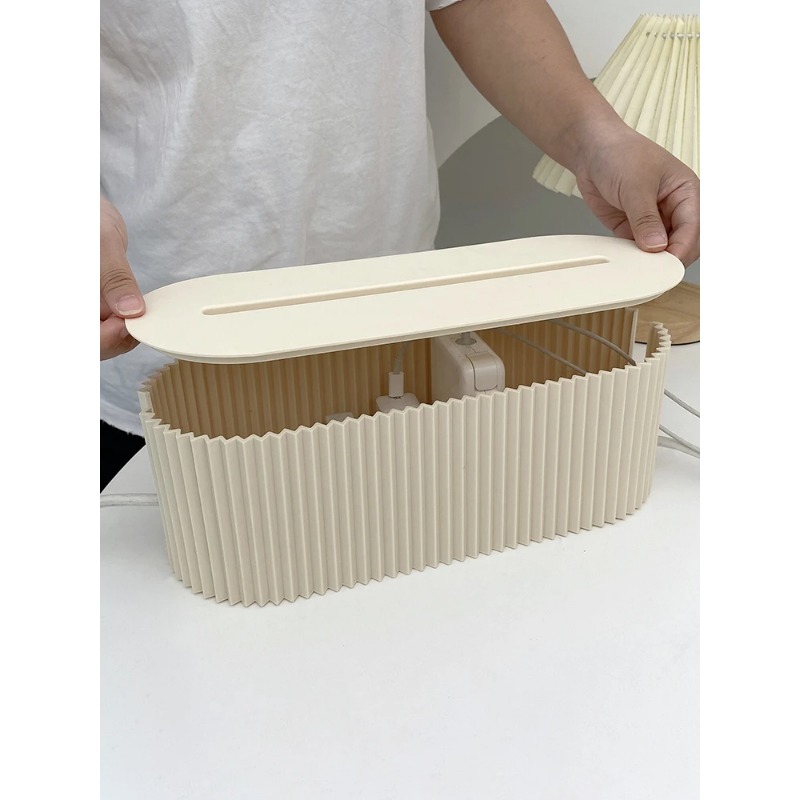 Desktop Organizer Wire Managem - مراجعة Cable Management Box وسعره
