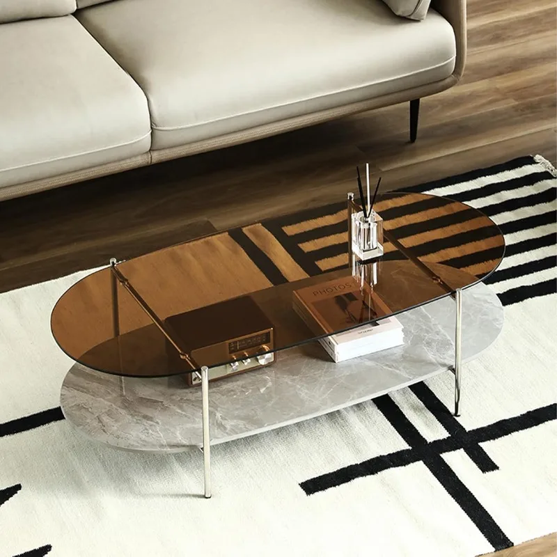 -Glass Coffee Table, 2-Tier Mo - مراجعة Home Office Quotes وسعره