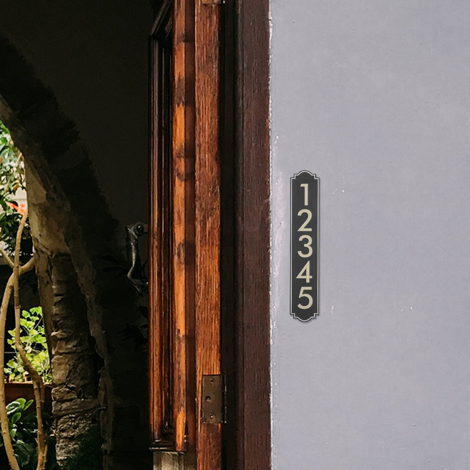 1Set Metal Address Sign Sturdy - مراجعة Address Home Office وسعره