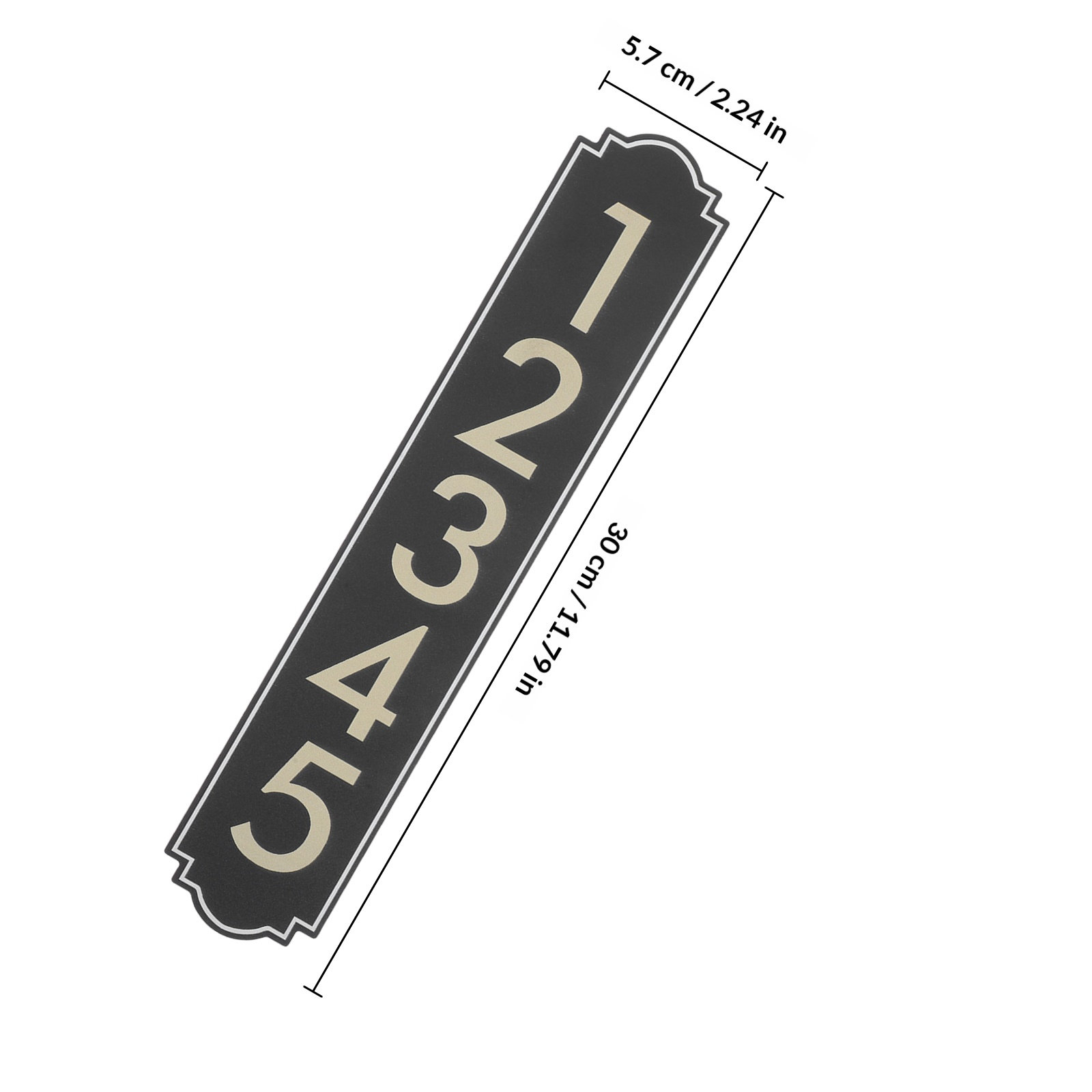 1Set Metal Address Sign Sturdy - مراجعة Address Home Office وسعره