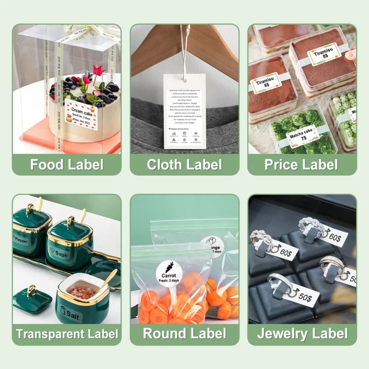 White Thermal Labels Self-Adhe - مراجعة Address Home Office وسعره