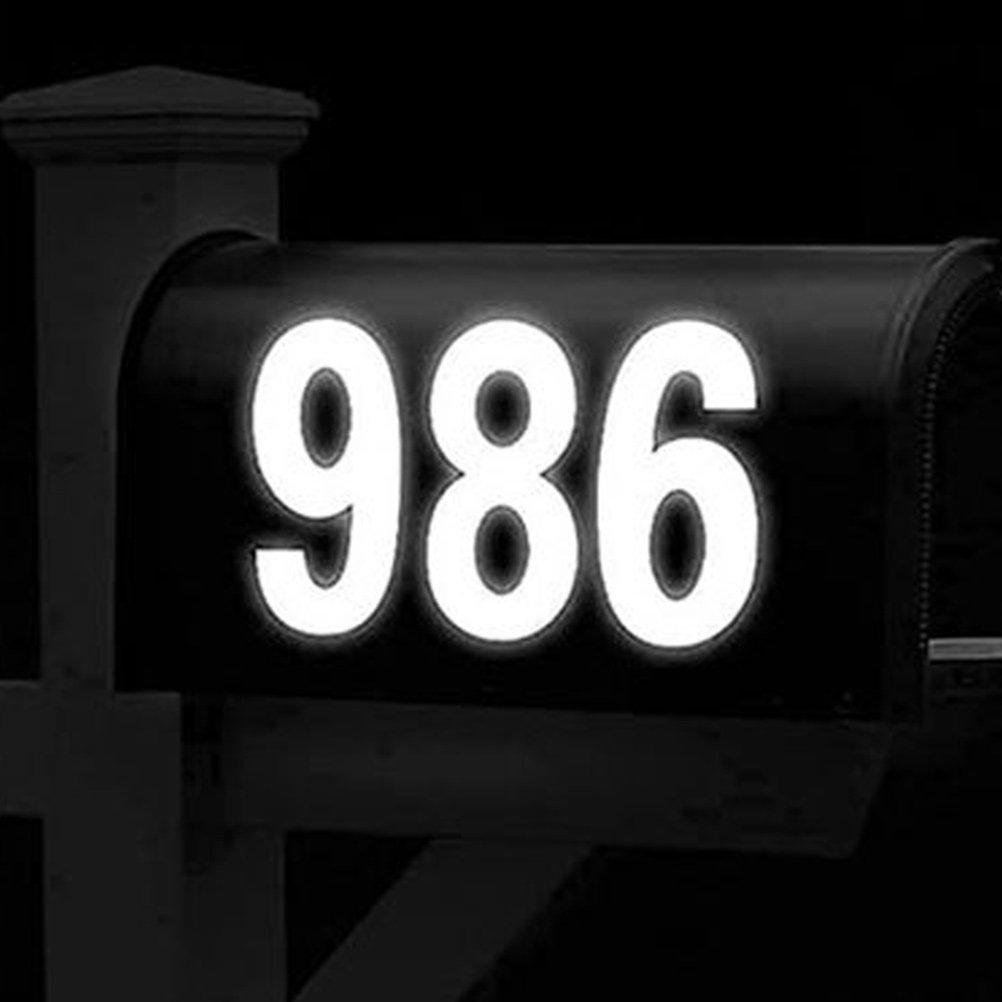 10Sets Reflective Number Stick - مراجعة Address Home Office وسعره