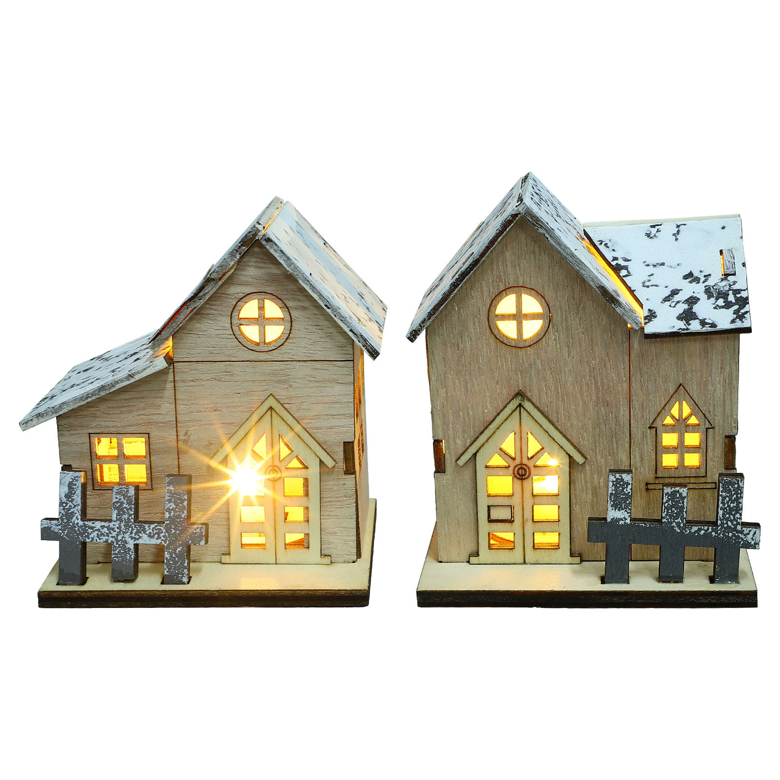 2Pcs LED Illuminated Wooden Ch - مراجعة Home Office Login وسعره