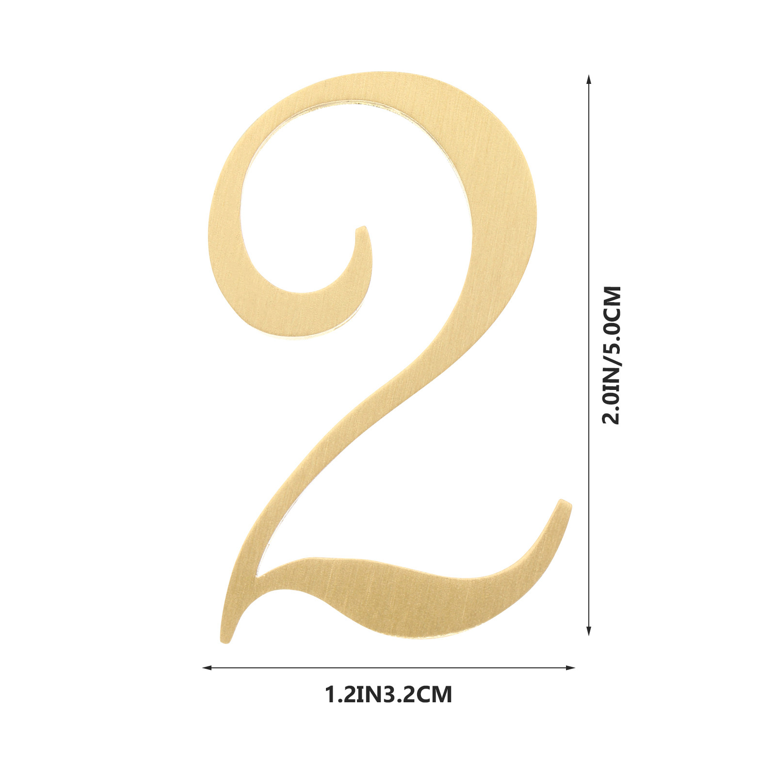 1Pcs Copper Door Number Durabl - مراجعة Address Home Office وسعره