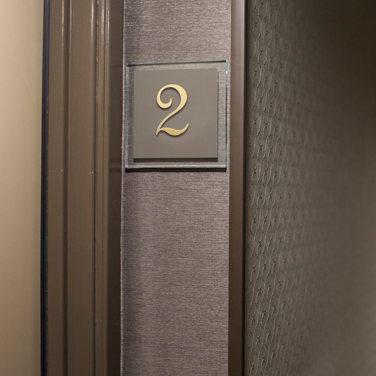 1Pcs Copper Door Number Durabl - مراجعة Address Home Office وسعره