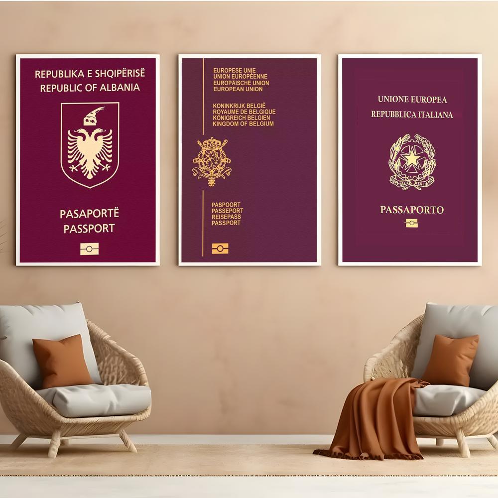 Red-background Passports Poste - مراجعة Home Office Passport وسعره