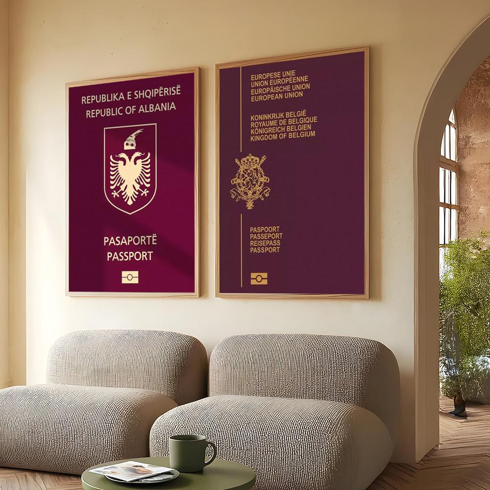 Red-background Passports Poste - مراجعة Home Office Passport وسعره