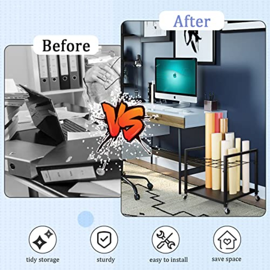 Blueprint Storage Rack Bluepri - مراجعة Rolling File Cart وسعره