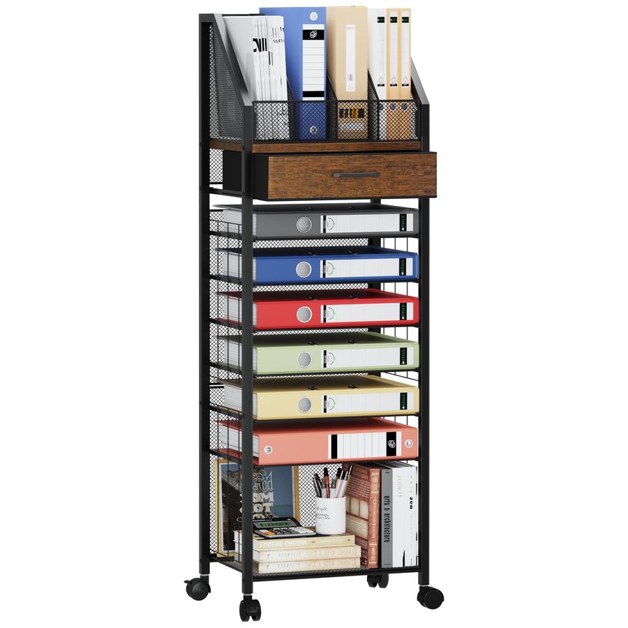 9Tier Rolling File Cart Paper  - مراجعة Rolling File Cart وسعره