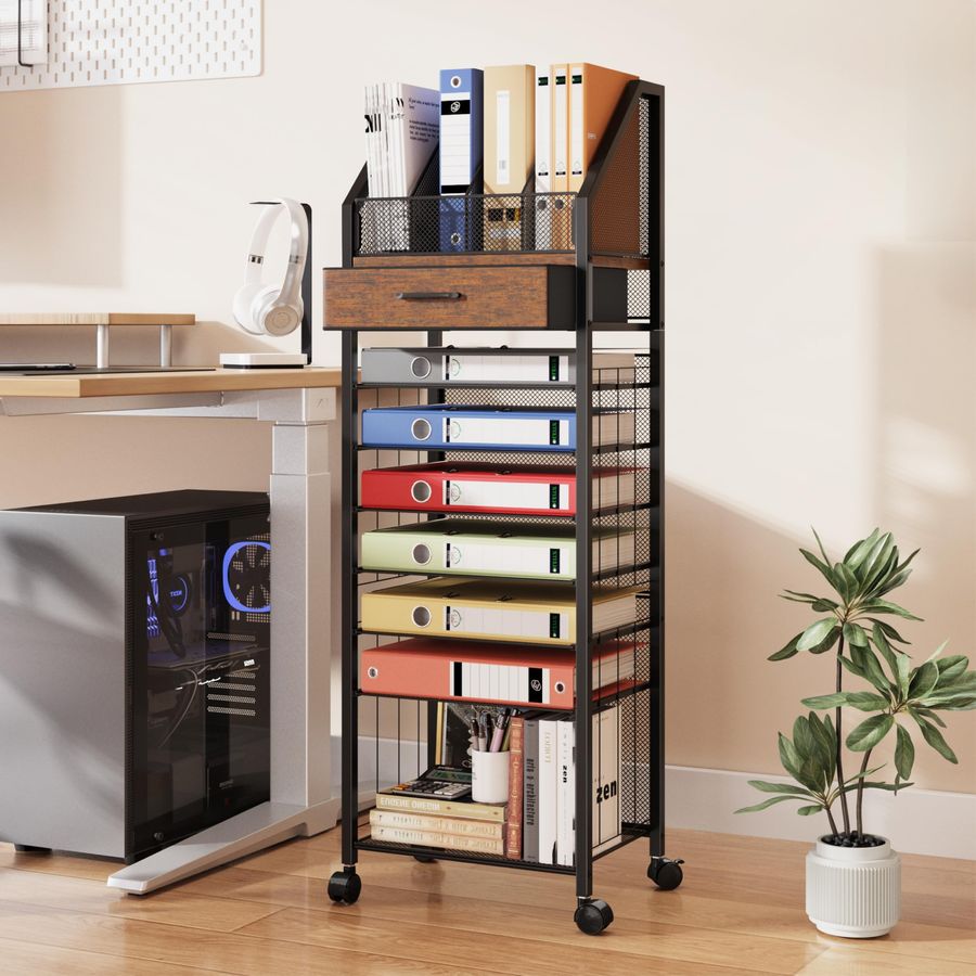 9Tier Rolling File Cart Paper  - مراجعة Rolling File Cart وسعره