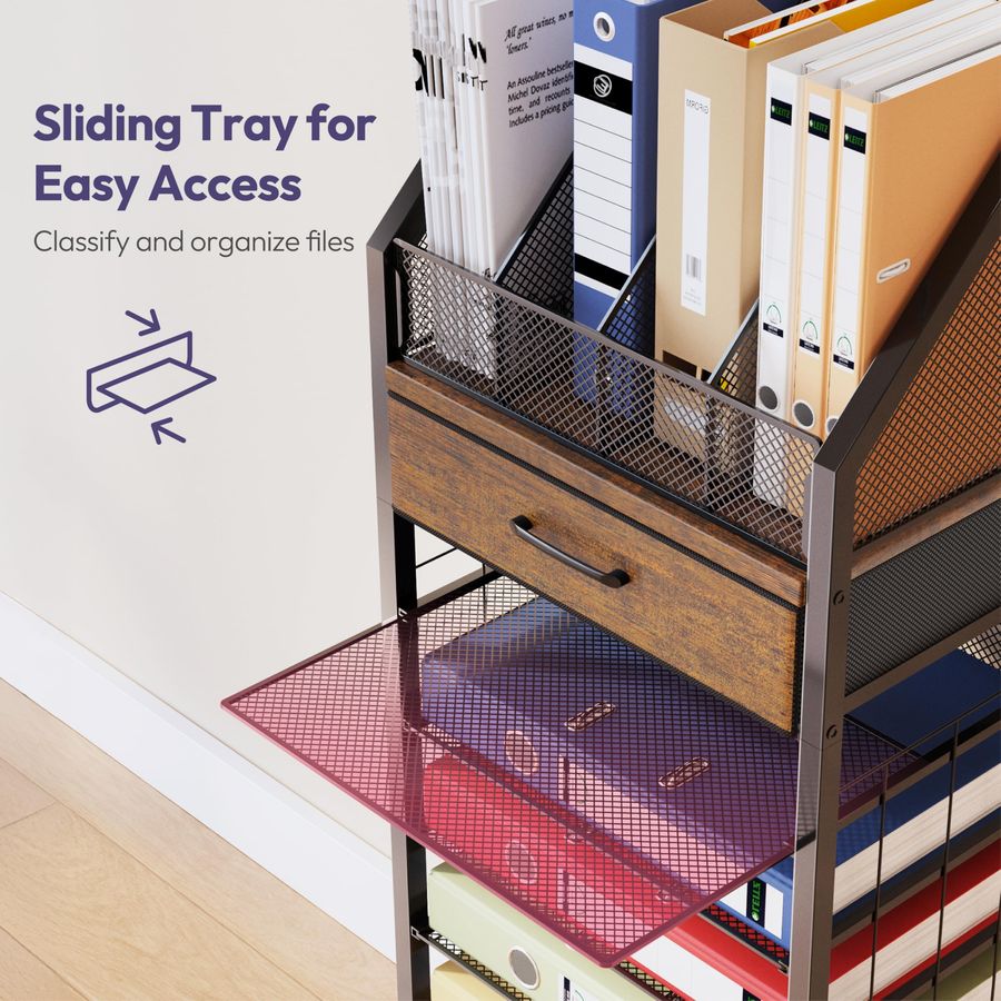9Tier Rolling File Cart Paper  - مراجعة Rolling File Cart وسعره