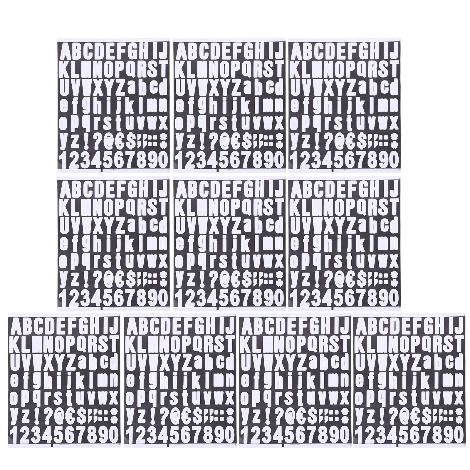 10 Sheets Adhesive Alphabet Nu - مراجعة Address Home Office وسعره