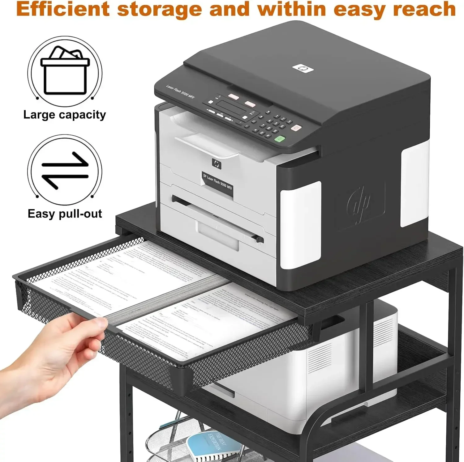23.6''x18.9'' Extra Large Prin - مراجعة Rolling File Cart وسعره
