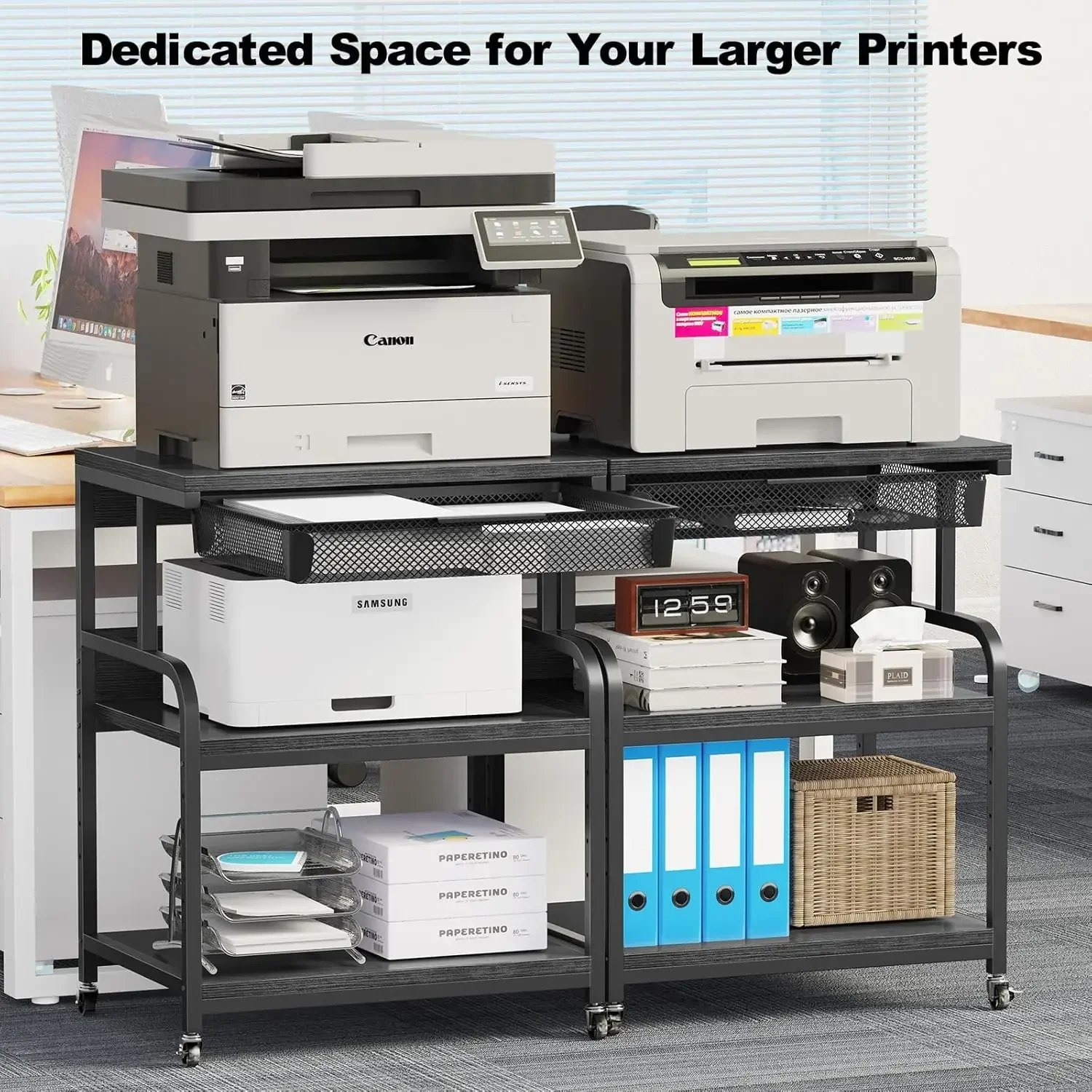23.6''x18.9'' Extra Large Prin - مراجعة Rolling File Cart وسعره