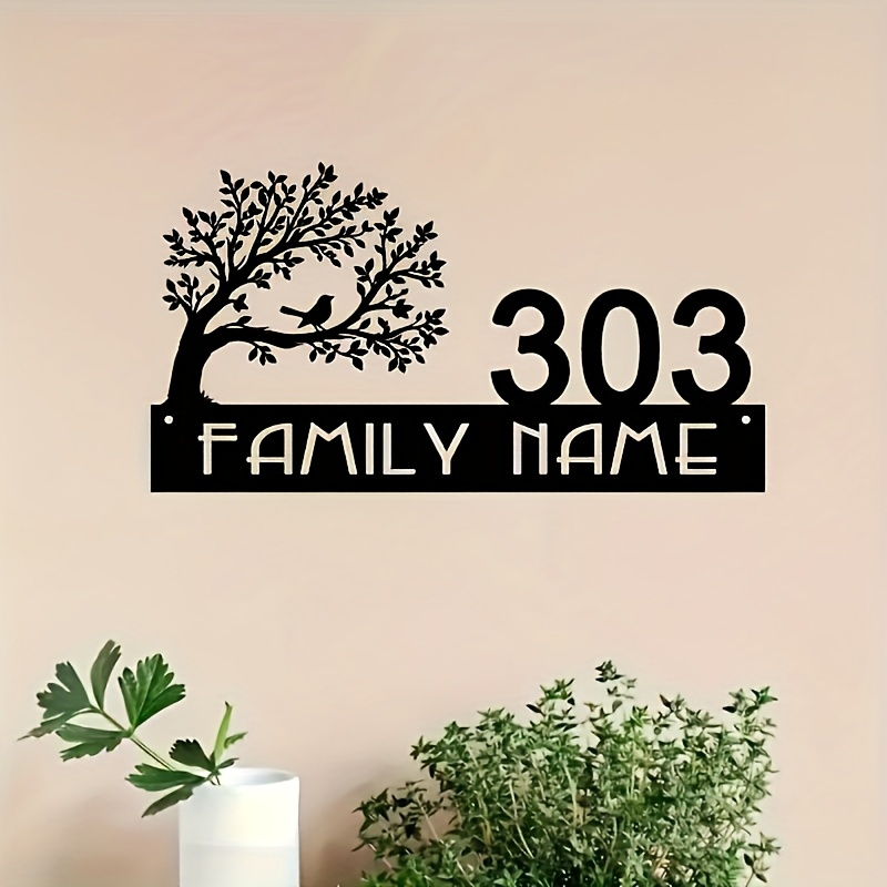 Custom Metal Address Sign with - مراجعة Home Office Number وسعره