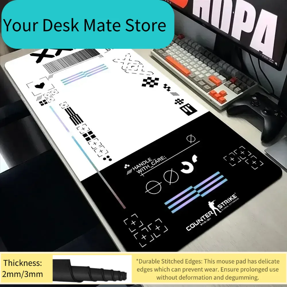 Cute White Hair Anime Girl Tec - مراجعة Mousepad Xl Extended وسعره