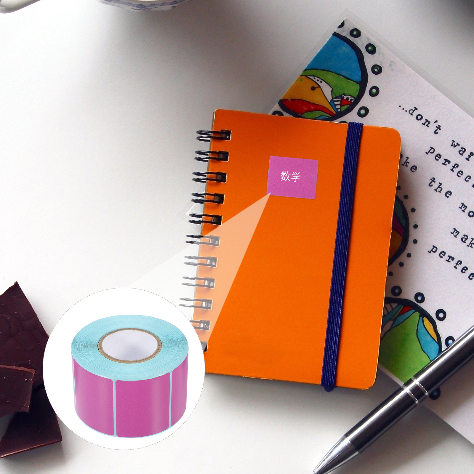 1 Roll Blank Thermal Labels Re - مراجعة Address Home Office وسعره