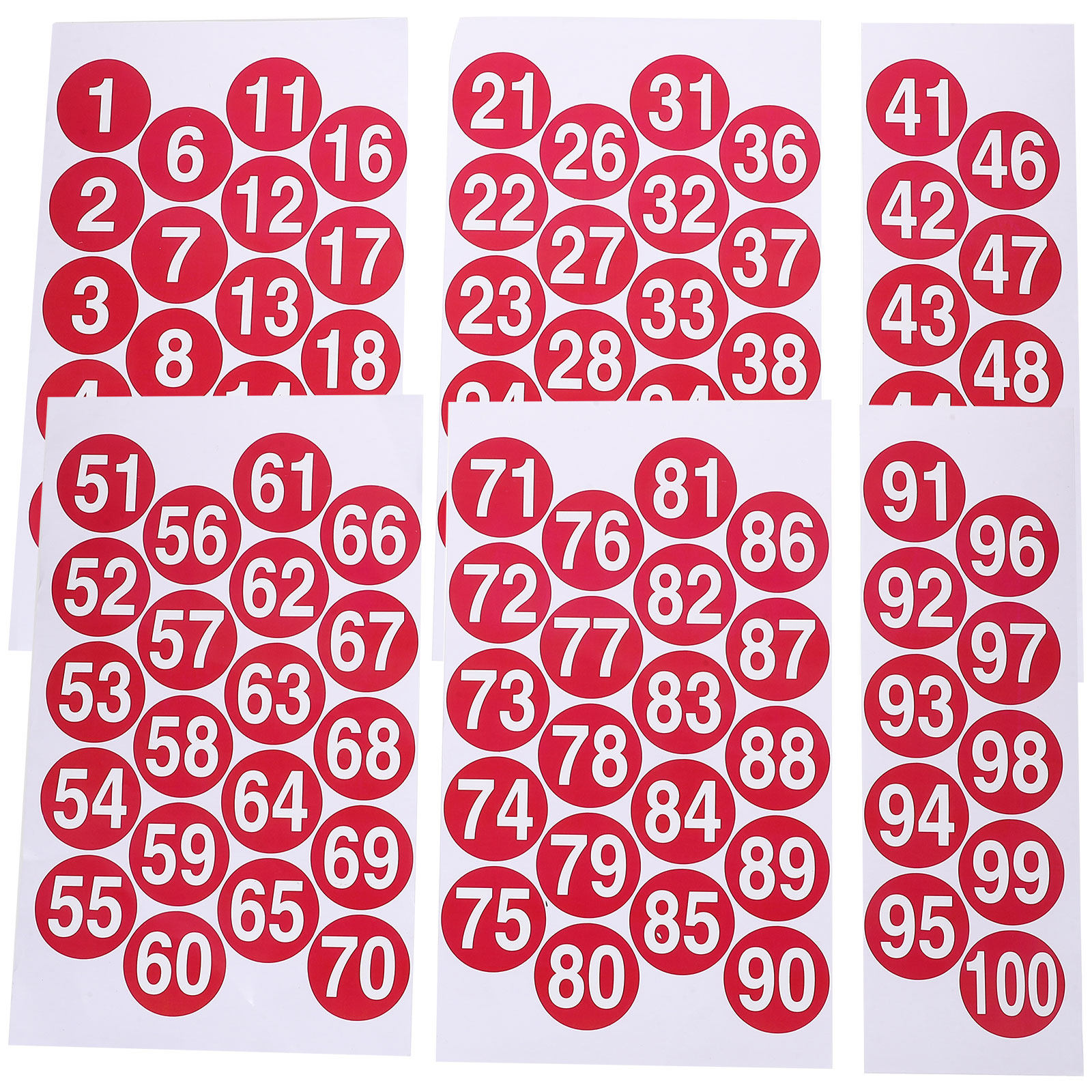 1Set Waterproof Number Sticker - مراجعة Home Office Number وسعره