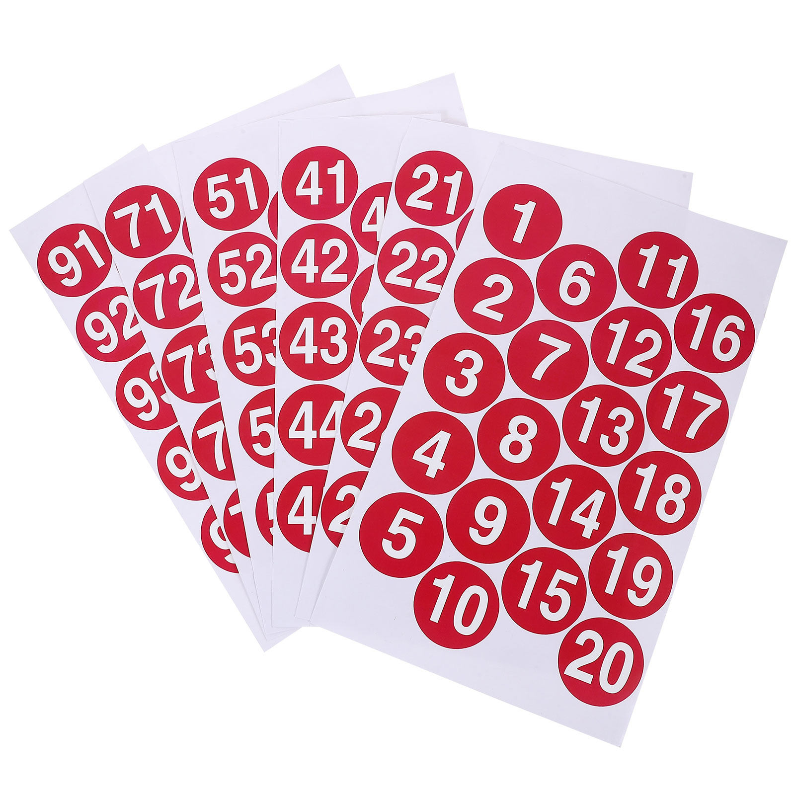 1Set Waterproof Number Sticker - مراجعة Home Office Number وسعره