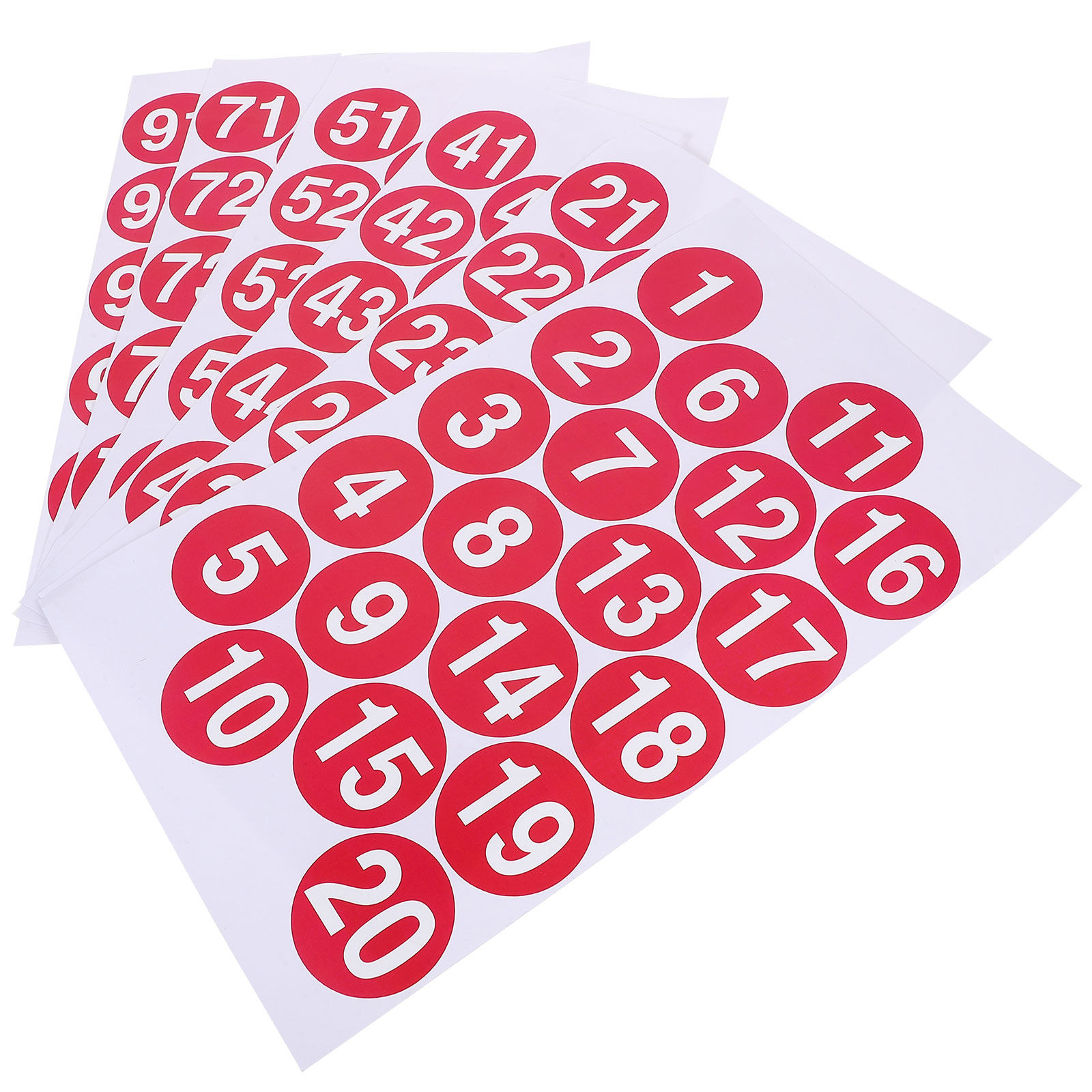1Set Waterproof Number Sticker - مراجعة Home Office Number وسعره