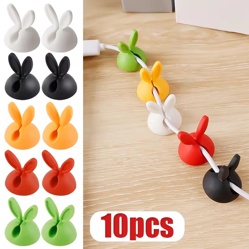 Cute Rabbit Ear Cable Manager  - مراجعة Cable Management Box وسعره