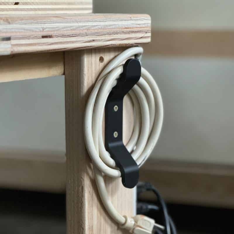 Cable Organizer Hooks for Desk - مراجعة Cable Management Box وسعره