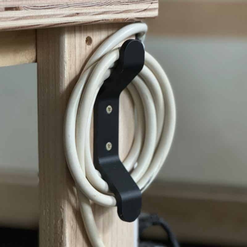Cable Organizer Hooks for Desk - مراجعة Cable Management Box وسعره