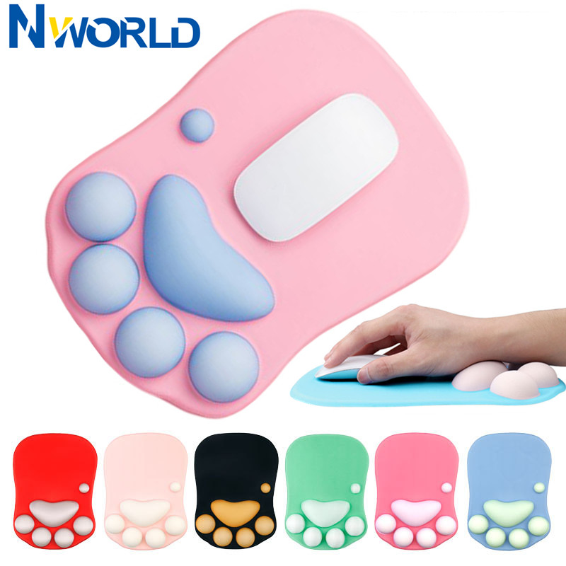 Cute Ergonomic Cat Paw Mouse P - مراجعة Home Office For Mac وسعره