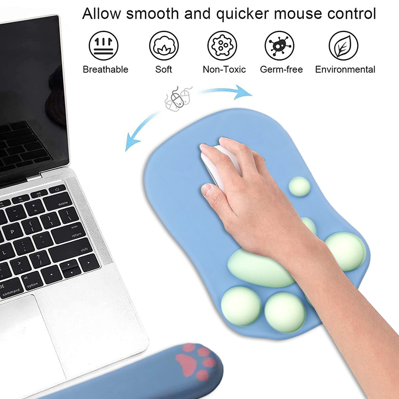 Cute Ergonomic Cat Paw Mouse P - مراجعة Home Office For Mac وسعره