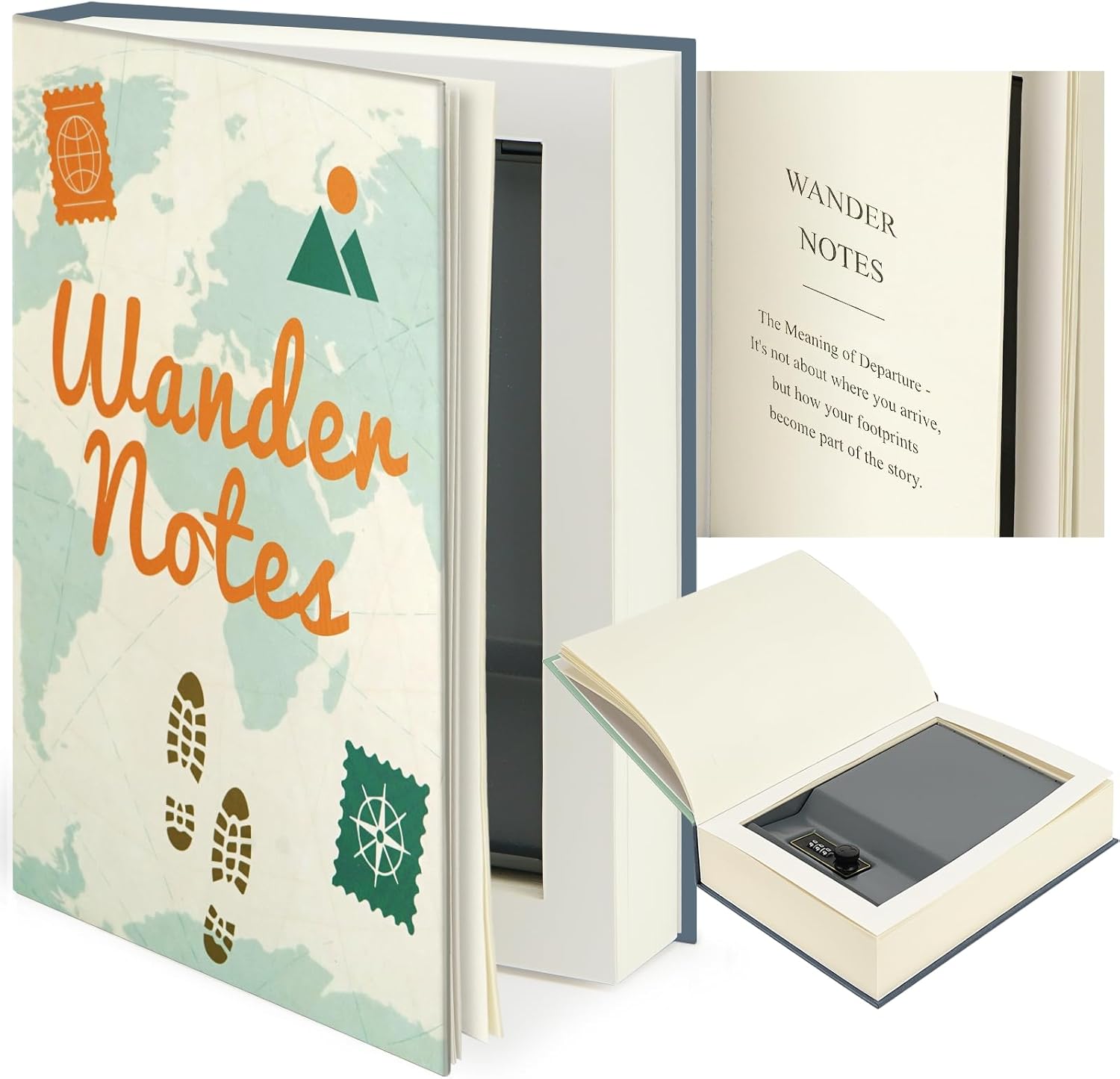 Decorative Book Safe with Comb - مراجعة Home Office Passport وسعره