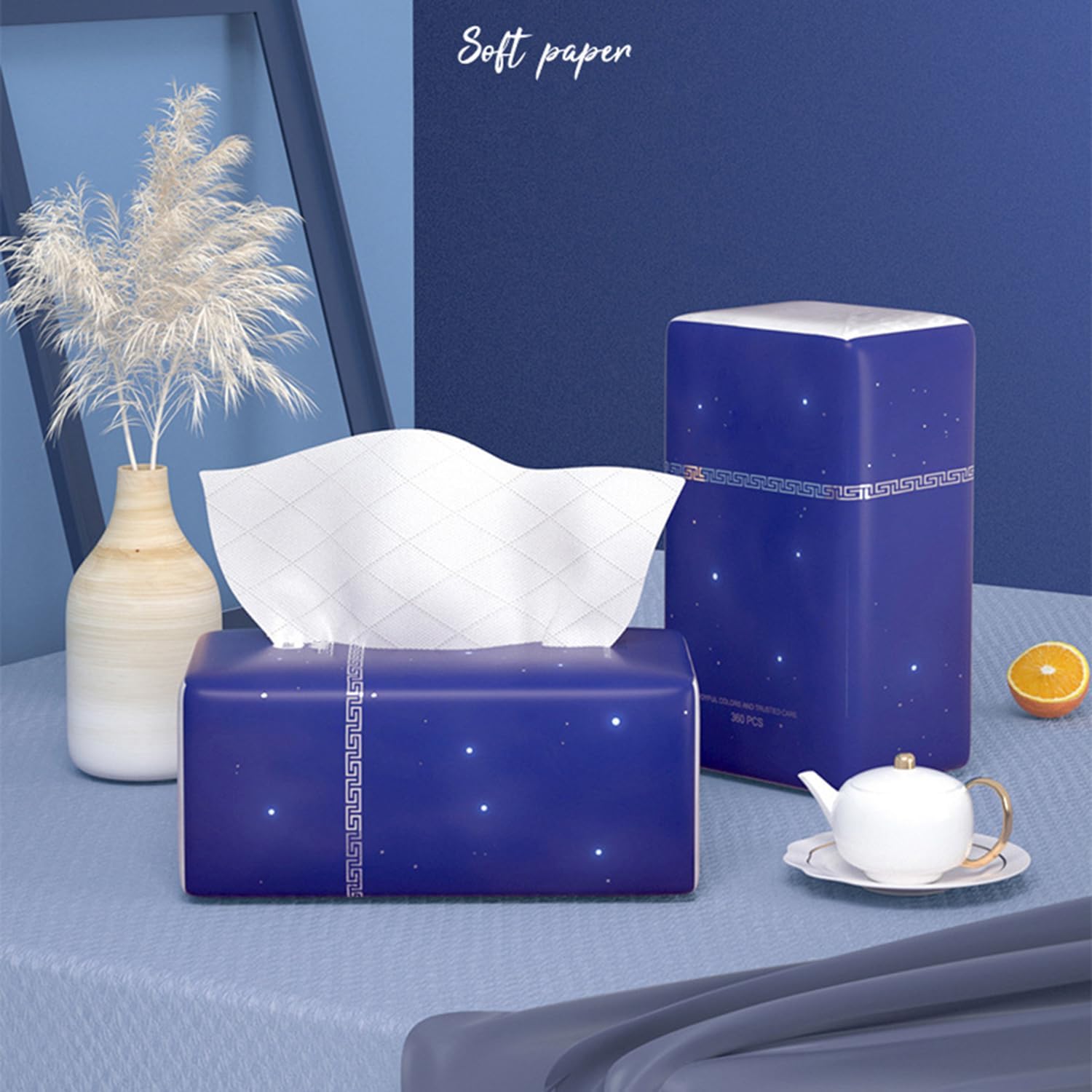 4-Ply Soft Facial Tissues 360  - مراجعة Home Office Image وسعره
