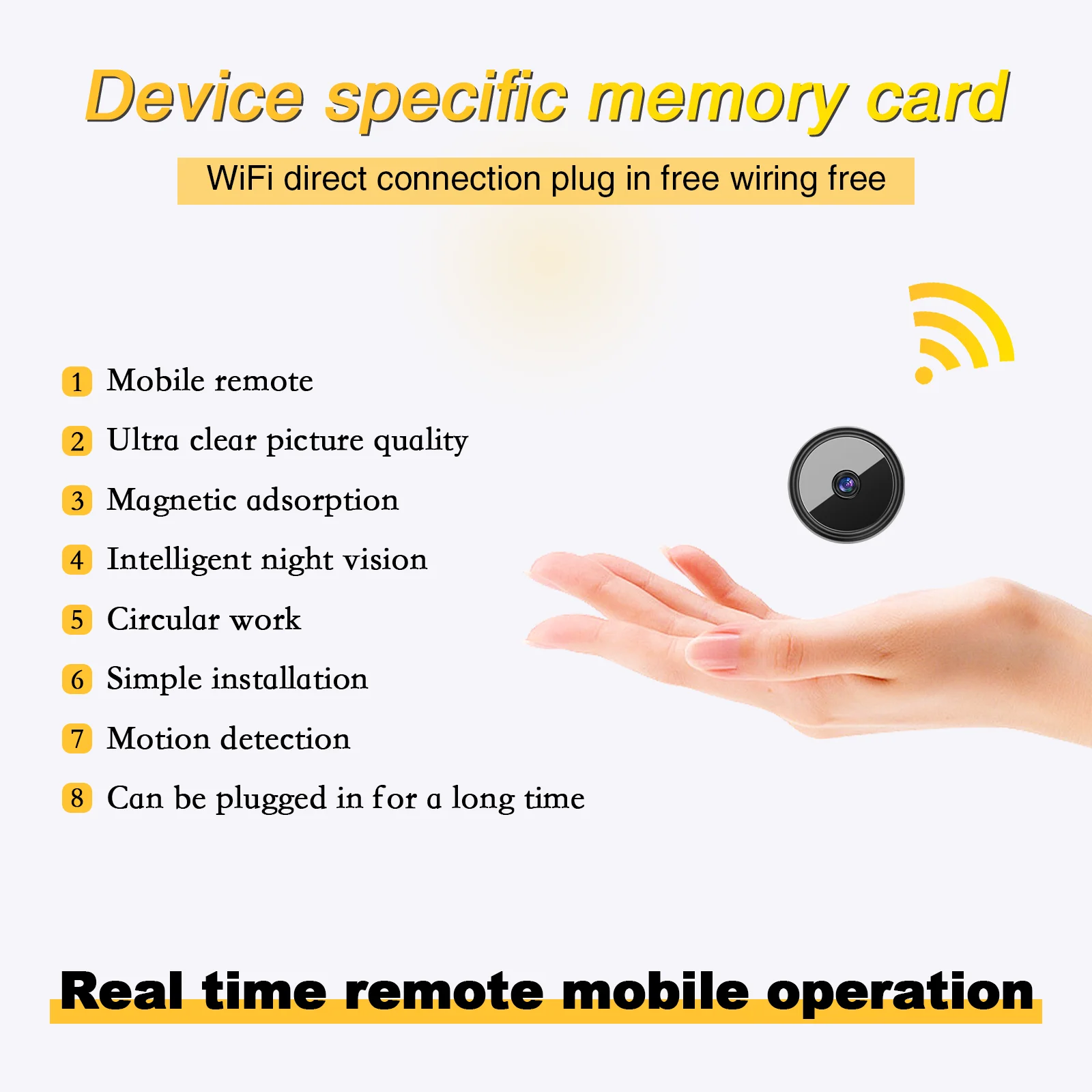 R1  High-definition mini WiFi  - مراجعة Home Office For Mac وسعره