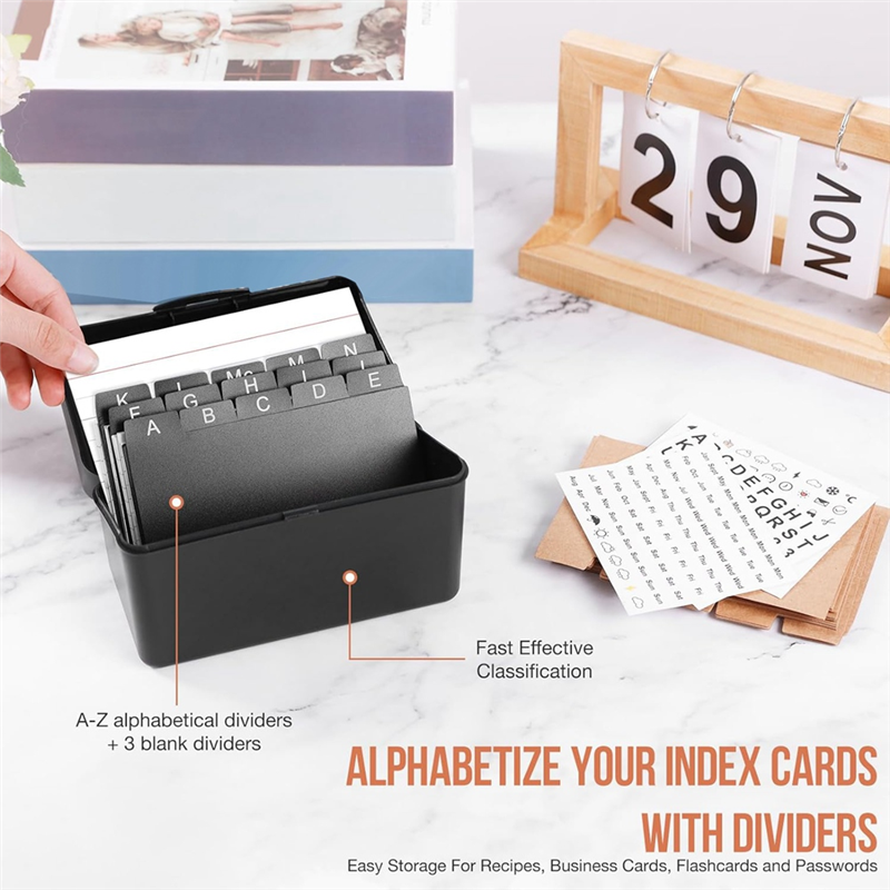 3Inchx5inch Index Card Holder  - مراجعة Address Home Office وسعره