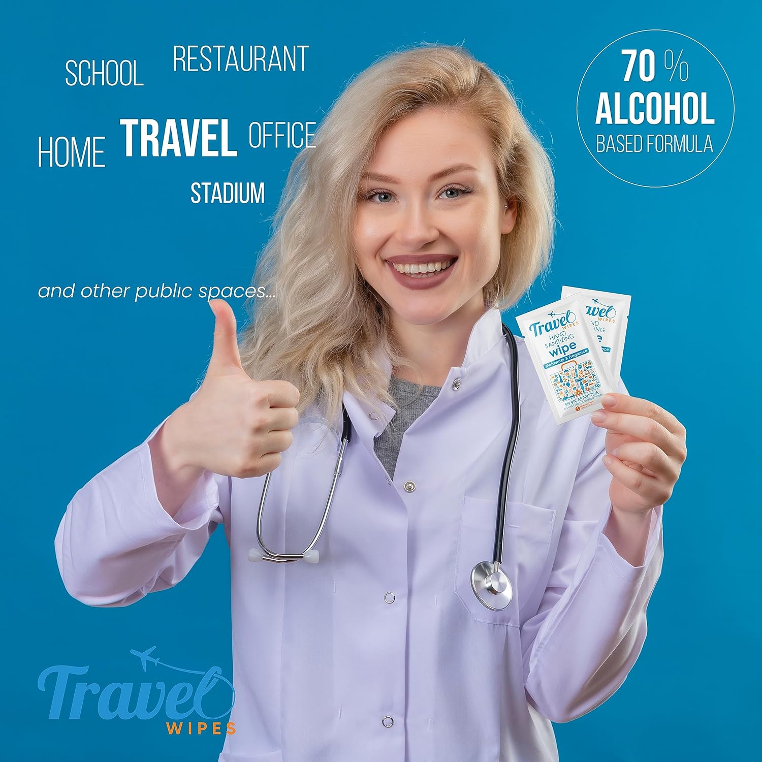 70% Alcohol Hand Wipes 30ct In - مراجعة Home Office Image وسعره