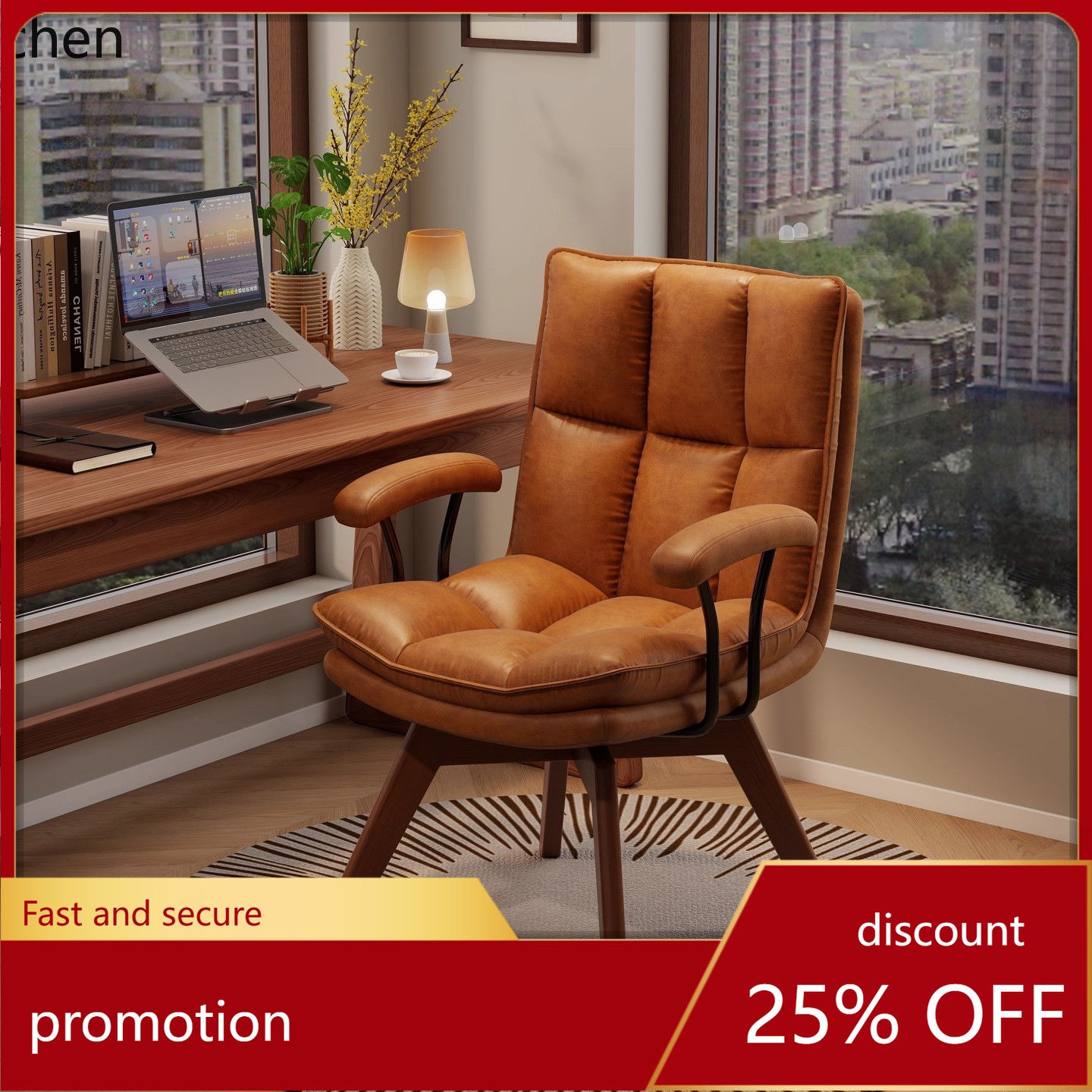 CZ Home Solid Wood Swivel Desk - مراجعة Home Office Login وسعره