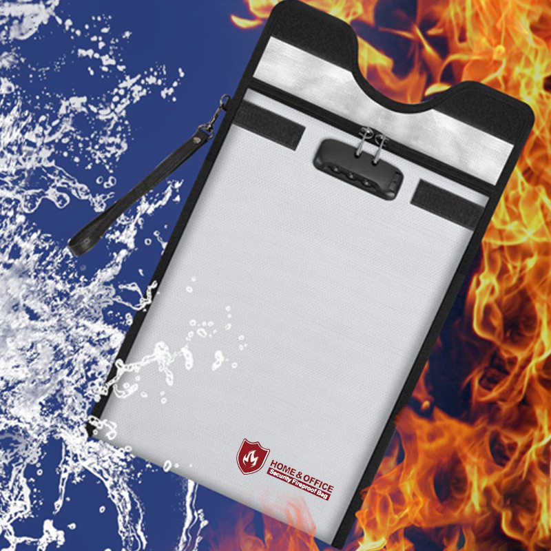 A4 Fireproof File Bag Waterpro - مراجعة Home Office Passport وسعره