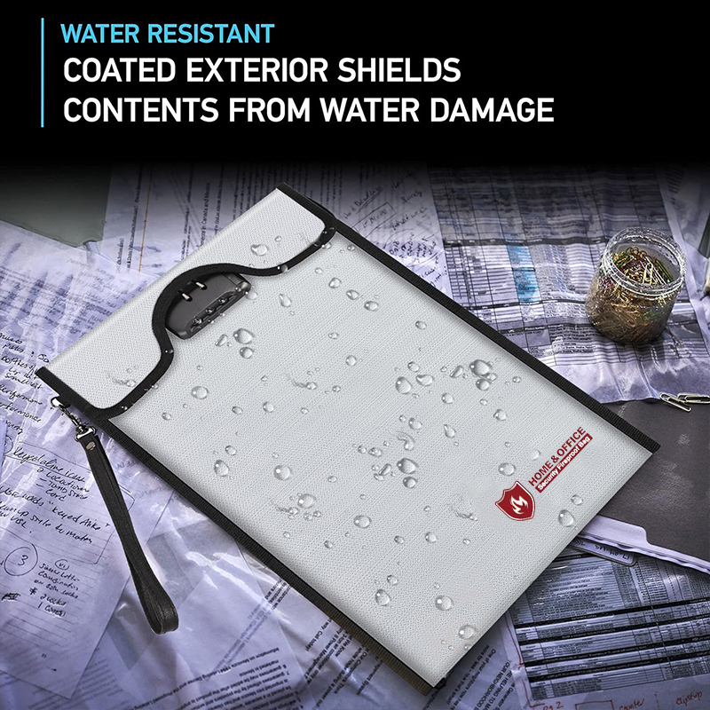 A4 Fireproof File Bag Waterpro - مراجعة Home Office Passport وسعره