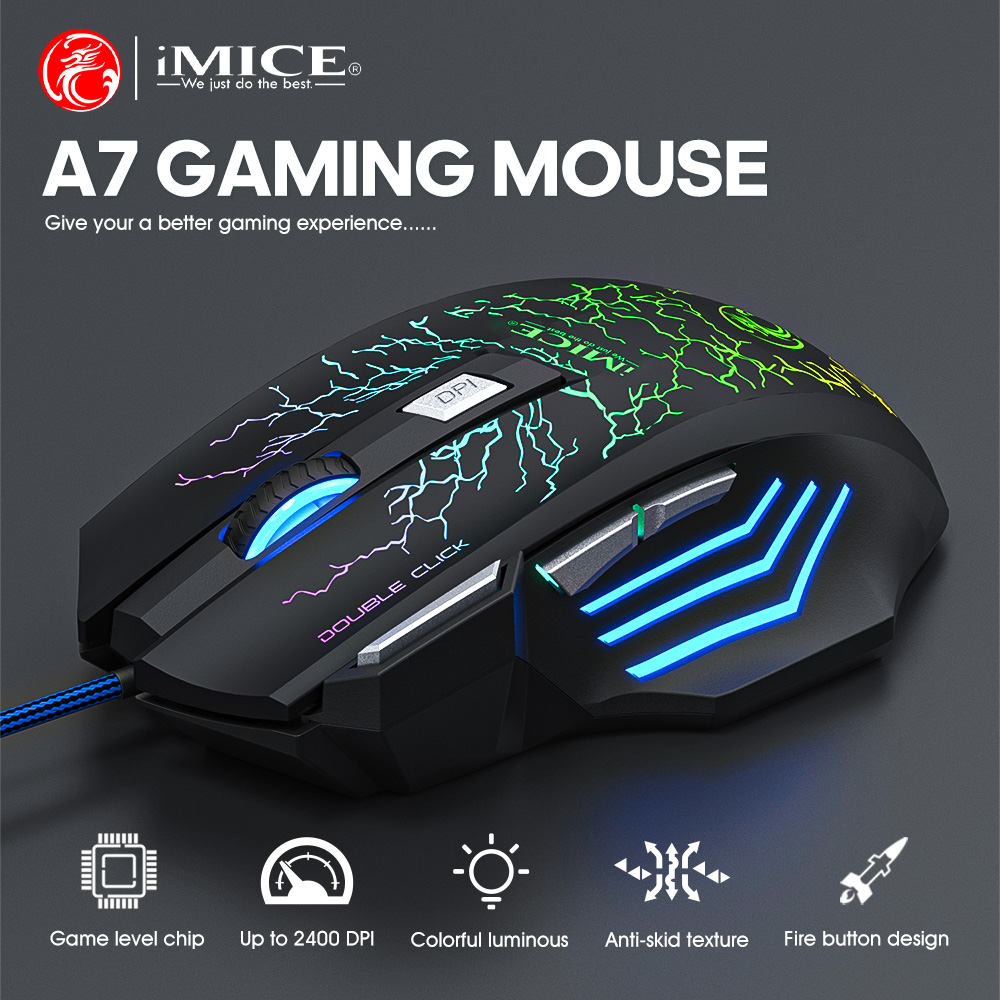 USB Wired Gaming Mouse High Pr - مراجعة Home Office For Mac وسعره